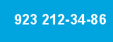 923 212-34-86 923 212-34-86